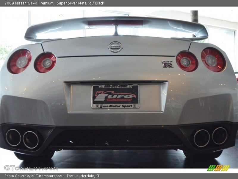 Super Silver Metallic / Black 2009 Nissan GT-R Premium