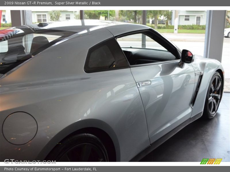 Super Silver Metallic / Black 2009 Nissan GT-R Premium