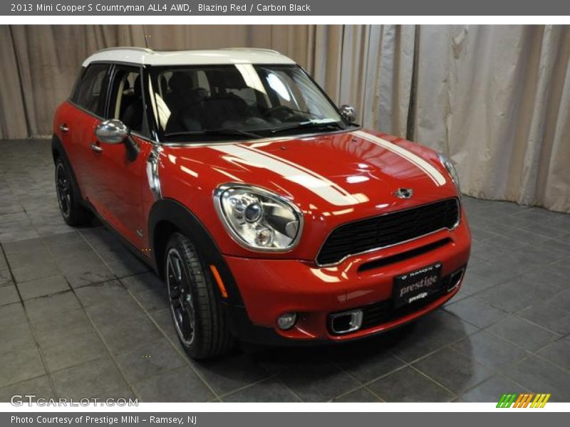 Blazing Red / Carbon Black 2013 Mini Cooper S Countryman ALL4 AWD