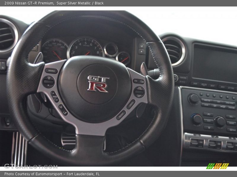 Super Silver Metallic / Black 2009 Nissan GT-R Premium