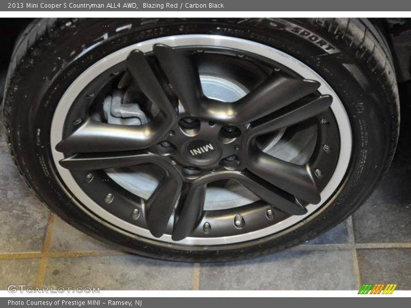 Blazing Red / Carbon Black 2013 Mini Cooper S Countryman ALL4 AWD