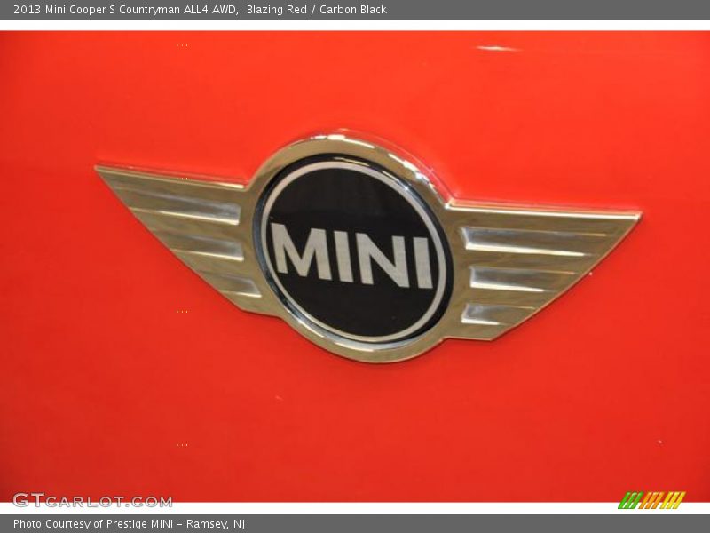 Blazing Red / Carbon Black 2013 Mini Cooper S Countryman ALL4 AWD