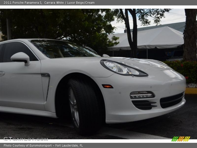 Carrara White / Luxor Beige/Cream 2011 Porsche Panamera S