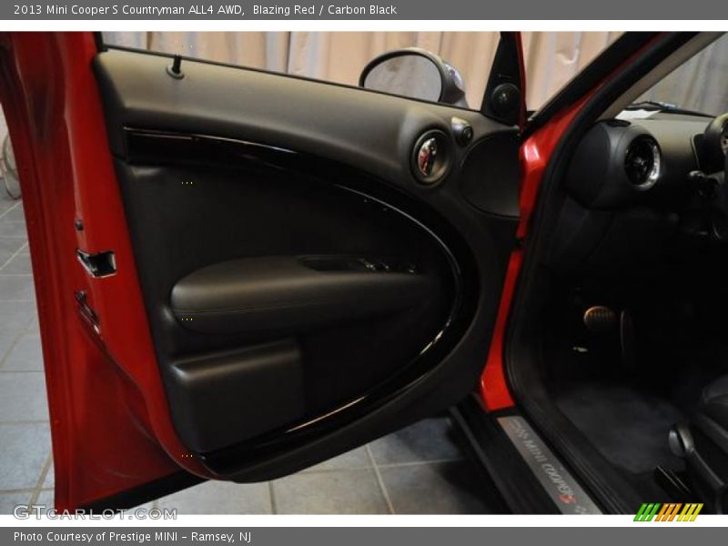 Blazing Red / Carbon Black 2013 Mini Cooper S Countryman ALL4 AWD