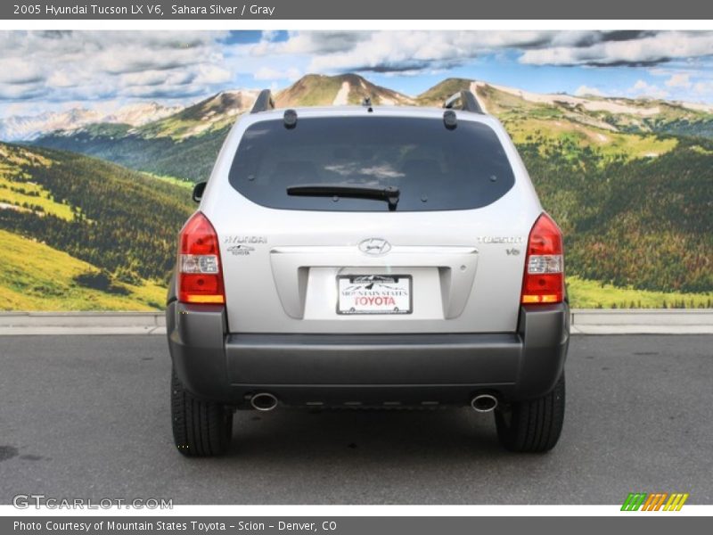 Sahara Silver / Gray 2005 Hyundai Tucson LX V6