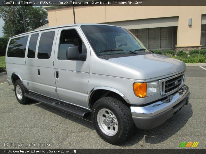 Silver Metallic / Medium Flint Grey 2007 Ford E Series Van E350 Super Duty XLT Passenger