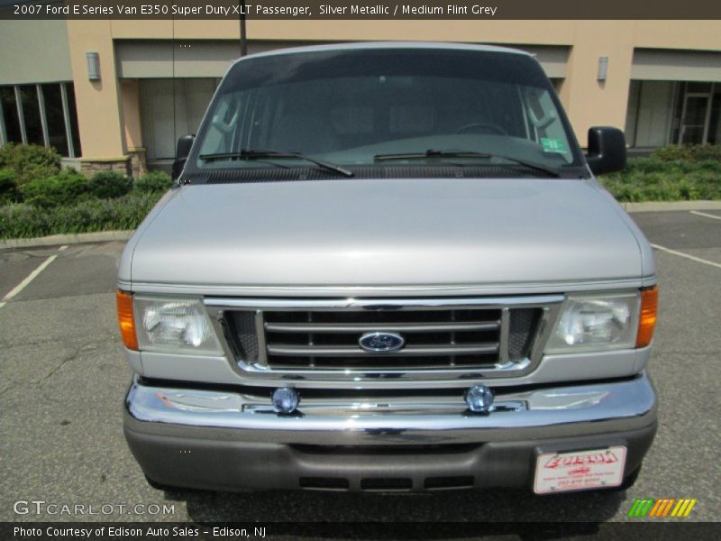 Silver Metallic / Medium Flint Grey 2007 Ford E Series Van E350 Super Duty XLT Passenger