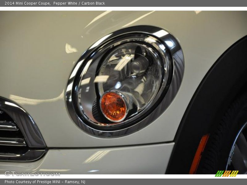 Pepper White / Carbon Black 2014 Mini Cooper Coupe