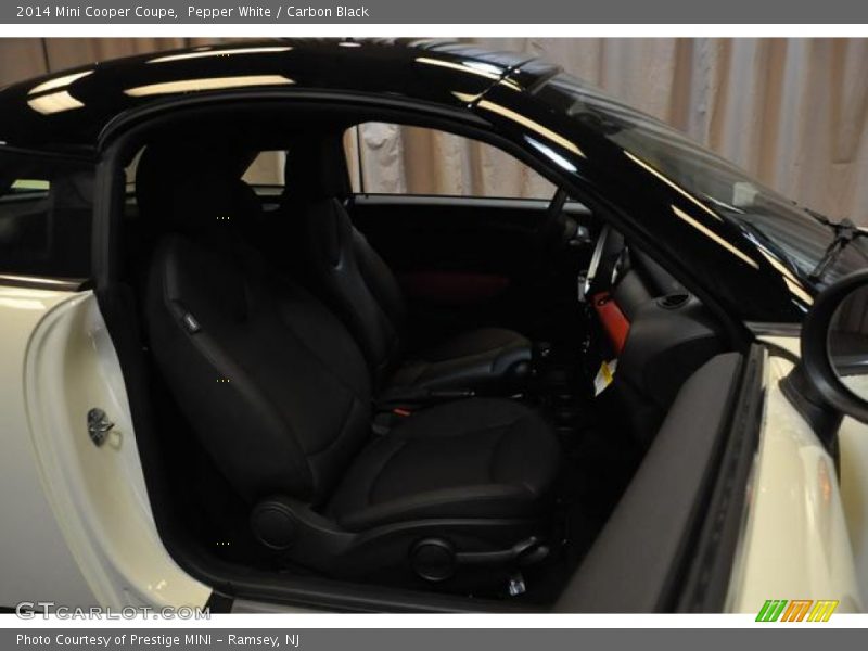 Pepper White / Carbon Black 2014 Mini Cooper Coupe