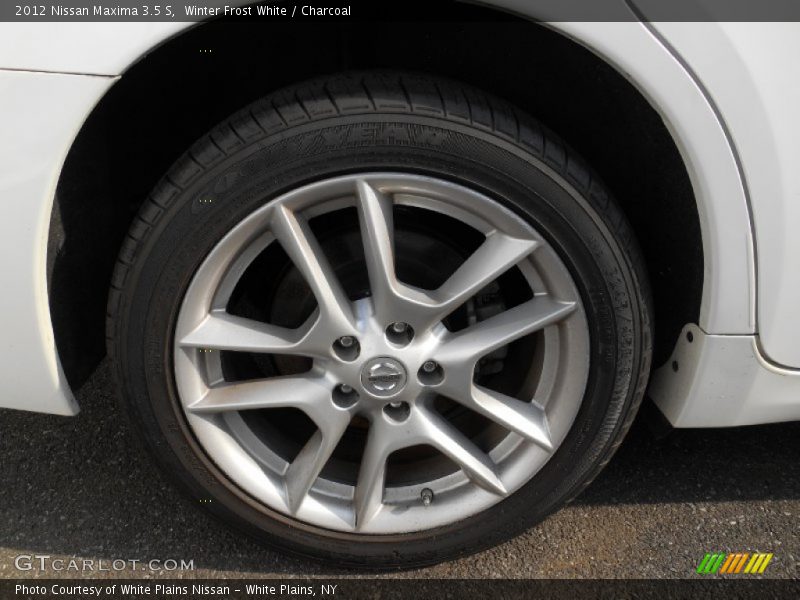 Winter Frost White / Charcoal 2012 Nissan Maxima 3.5 S