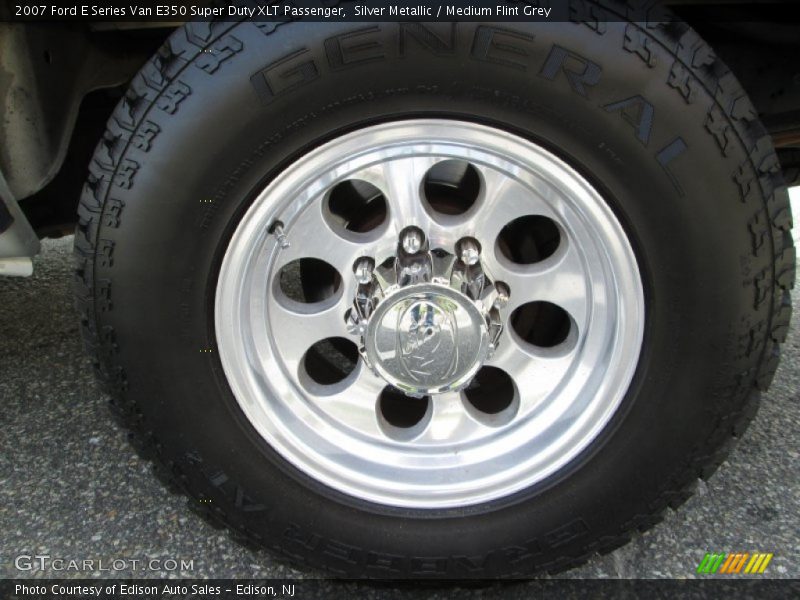 Silver Metallic / Medium Flint Grey 2007 Ford E Series Van E350 Super Duty XLT Passenger