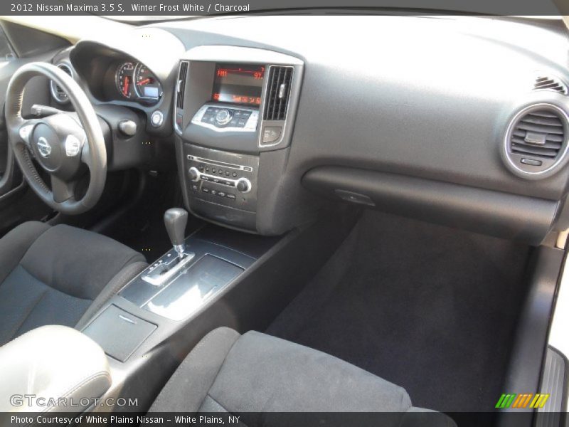 Winter Frost White / Charcoal 2012 Nissan Maxima 3.5 S