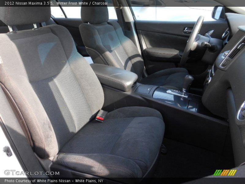 Winter Frost White / Charcoal 2012 Nissan Maxima 3.5 S