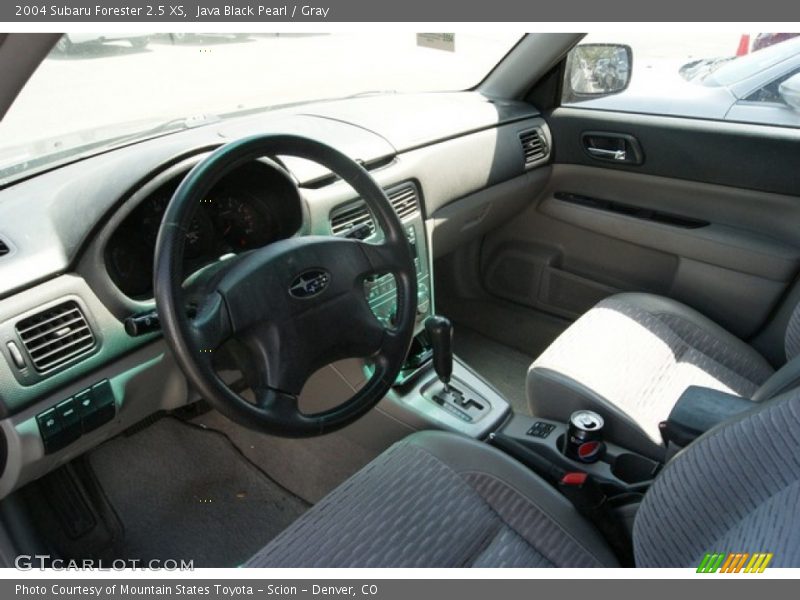 Java Black Pearl / Gray 2004 Subaru Forester 2.5 XS