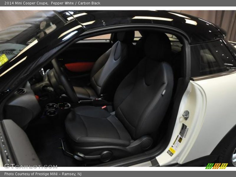 Pepper White / Carbon Black 2014 Mini Cooper Coupe