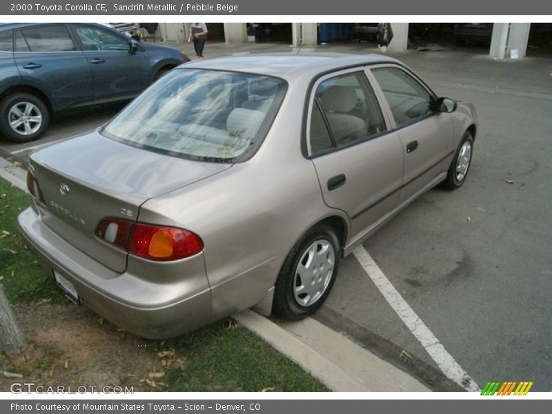 Sandrift Metallic / Pebble Beige 2000 Toyota Corolla CE