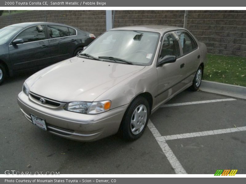Sandrift Metallic / Pebble Beige 2000 Toyota Corolla CE