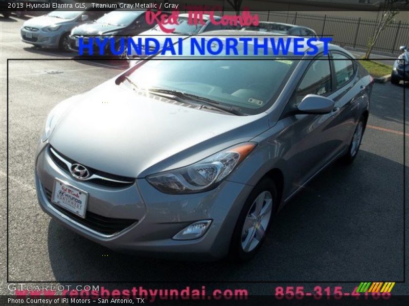 Titanium Gray Metallic / Gray 2013 Hyundai Elantra GLS
