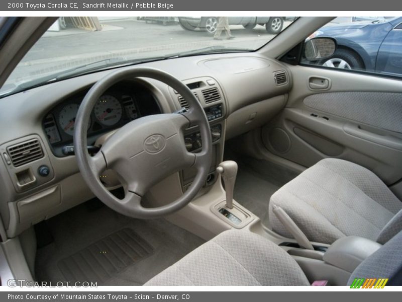 Sandrift Metallic / Pebble Beige 2000 Toyota Corolla CE