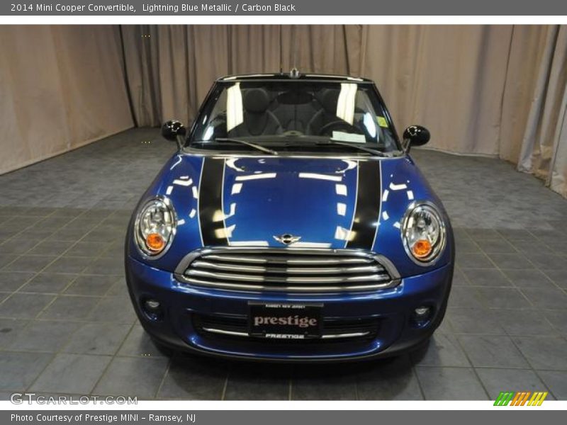 Lightning Blue Metallic / Carbon Black 2014 Mini Cooper Convertible
