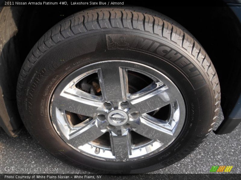 Lakeshore Slate Blue / Almond 2011 Nissan Armada Platinum 4WD