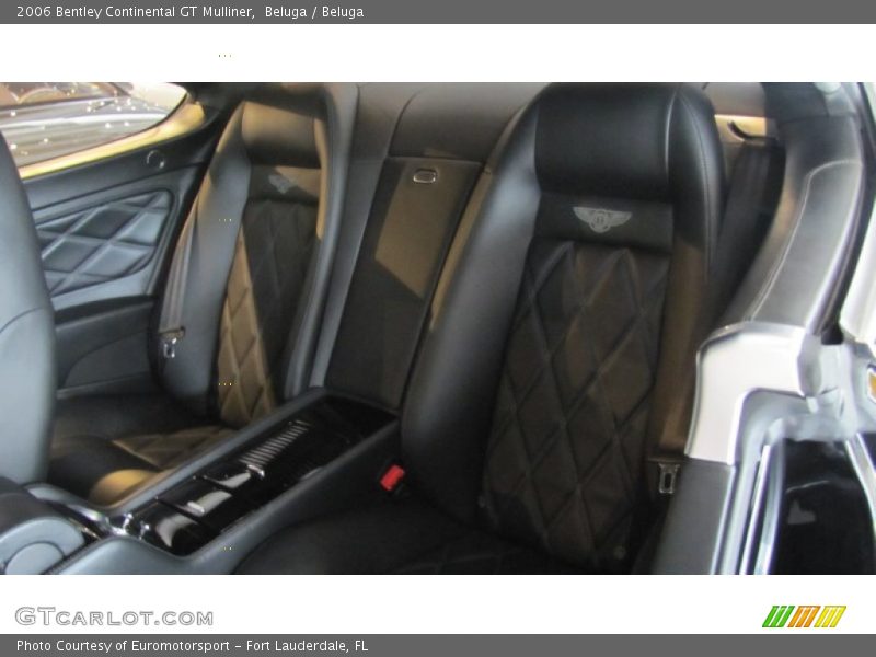 Rear Seat of 2006 Continental GT Mulliner