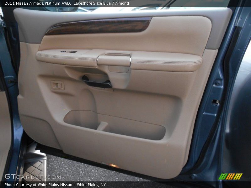 Lakeshore Slate Blue / Almond 2011 Nissan Armada Platinum 4WD