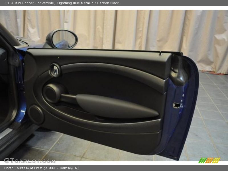 Lightning Blue Metallic / Carbon Black 2014 Mini Cooper Convertible