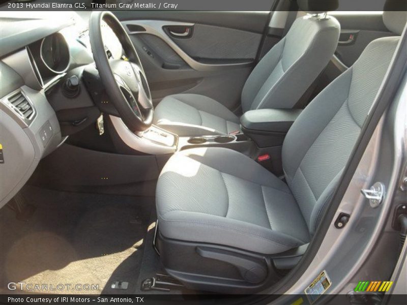 Titanium Gray Metallic / Gray 2013 Hyundai Elantra GLS