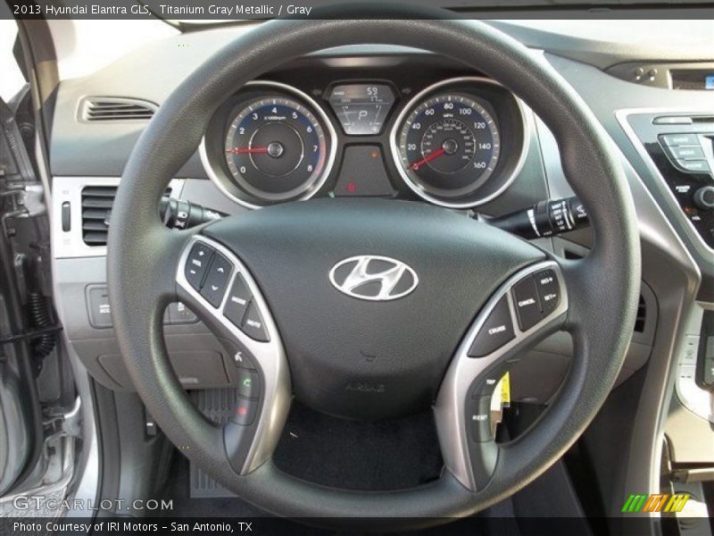 Titanium Gray Metallic / Gray 2013 Hyundai Elantra GLS