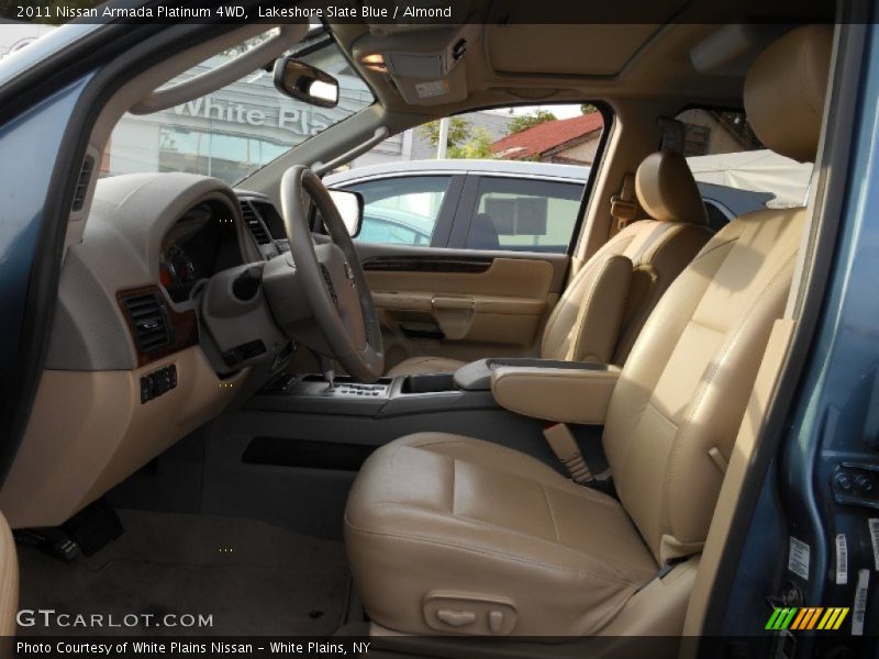 Lakeshore Slate Blue / Almond 2011 Nissan Armada Platinum 4WD