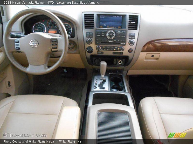 Lakeshore Slate Blue / Almond 2011 Nissan Armada Platinum 4WD