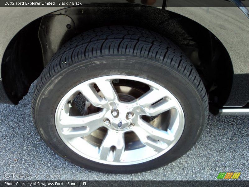 Black / Black 2009 Ford Explorer Limited