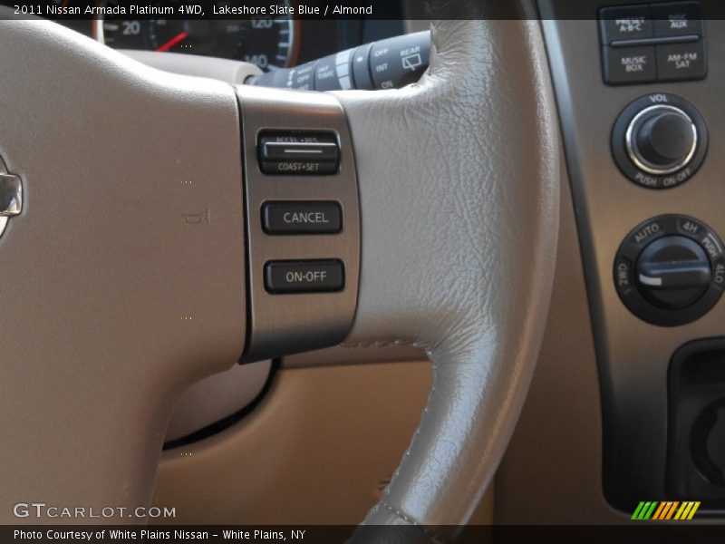 Lakeshore Slate Blue / Almond 2011 Nissan Armada Platinum 4WD