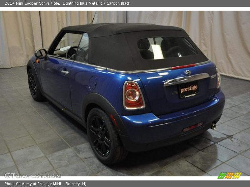 Lightning Blue Metallic / Carbon Black 2014 Mini Cooper Convertible