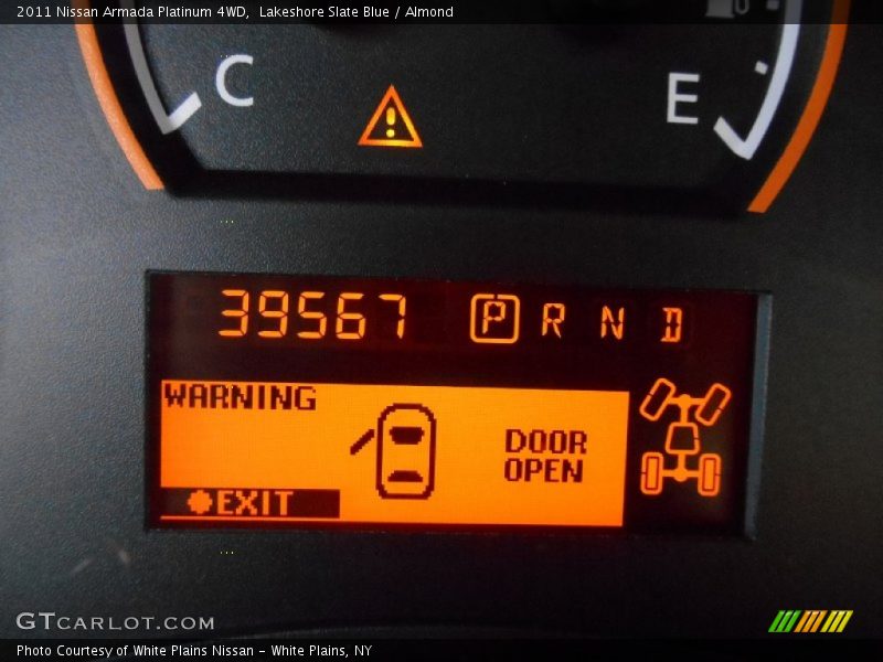 Lakeshore Slate Blue / Almond 2011 Nissan Armada Platinum 4WD