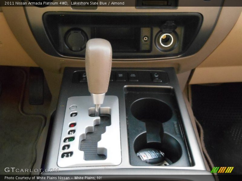 Lakeshore Slate Blue / Almond 2011 Nissan Armada Platinum 4WD