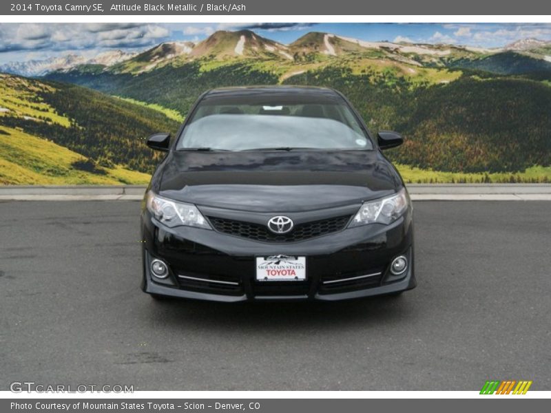 Attitude Black Metallic / Black/Ash 2014 Toyota Camry SE