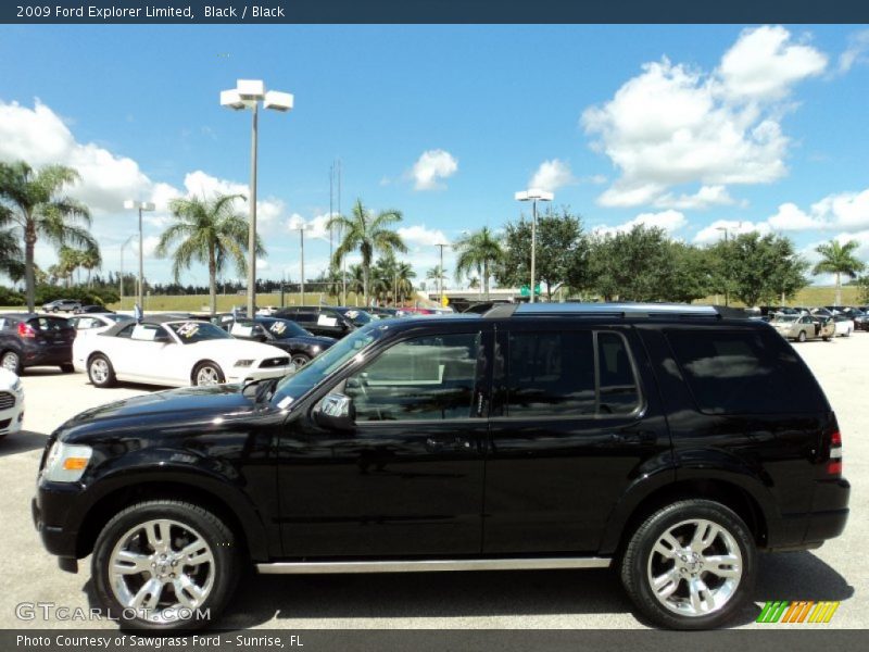 Black / Black 2009 Ford Explorer Limited