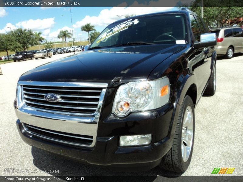 Black / Black 2009 Ford Explorer Limited