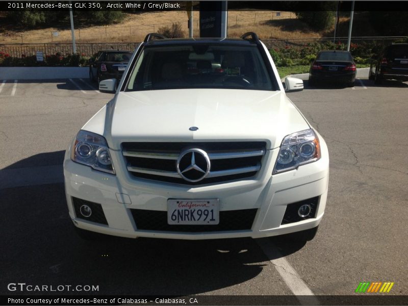 Arctic White / Grey/Black 2011 Mercedes-Benz GLK 350