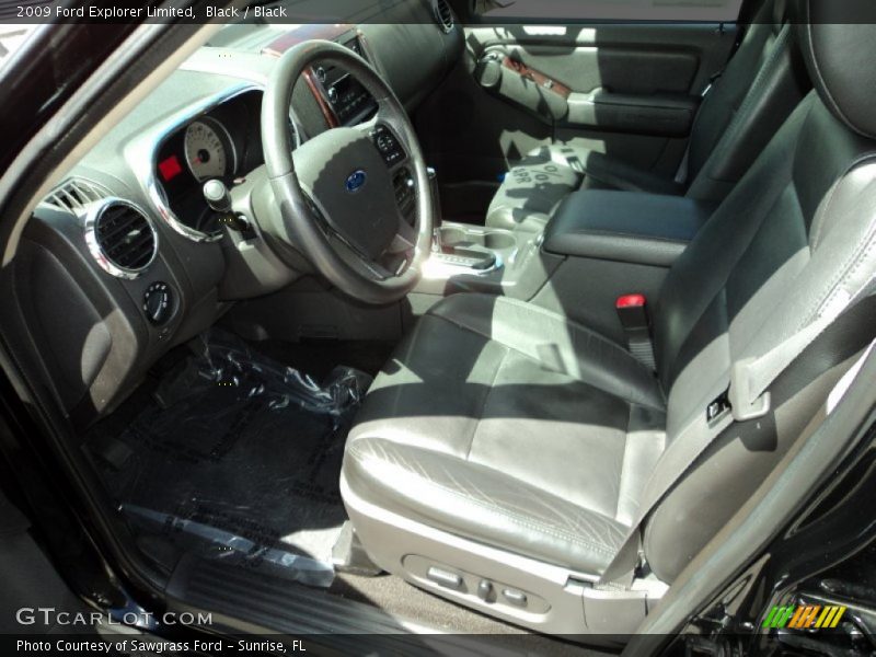 Black / Black 2009 Ford Explorer Limited