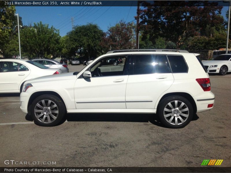 Arctic White / Grey/Black 2011 Mercedes-Benz GLK 350
