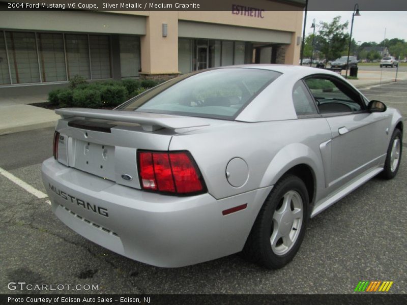 Silver Metallic / Medium Graphite 2004 Ford Mustang V6 Coupe