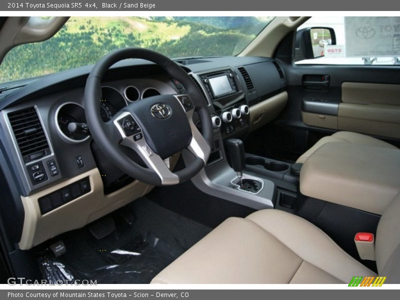  2014 Sequoia SR5 4x4 Sand Beige Interior