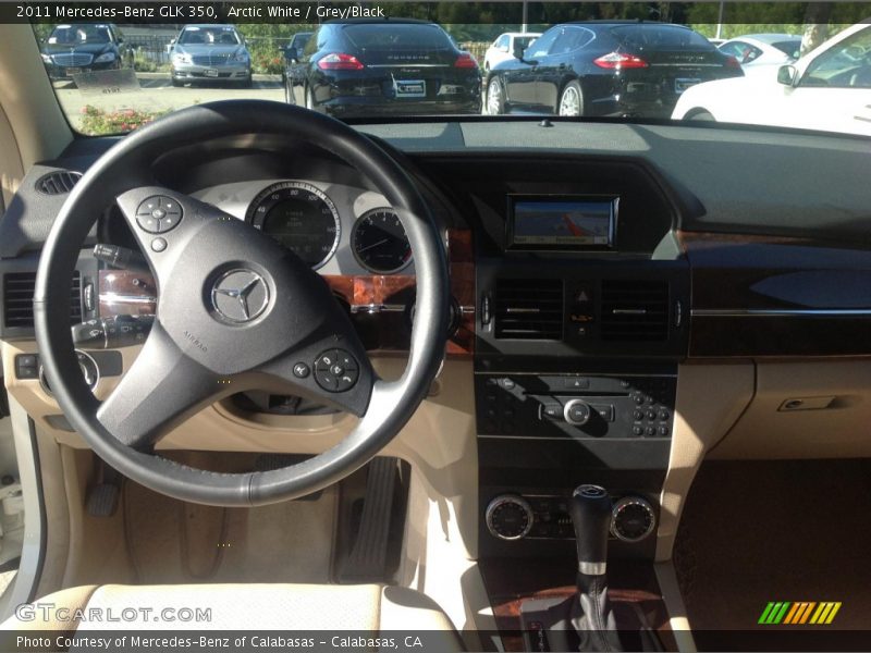 Arctic White / Grey/Black 2011 Mercedes-Benz GLK 350