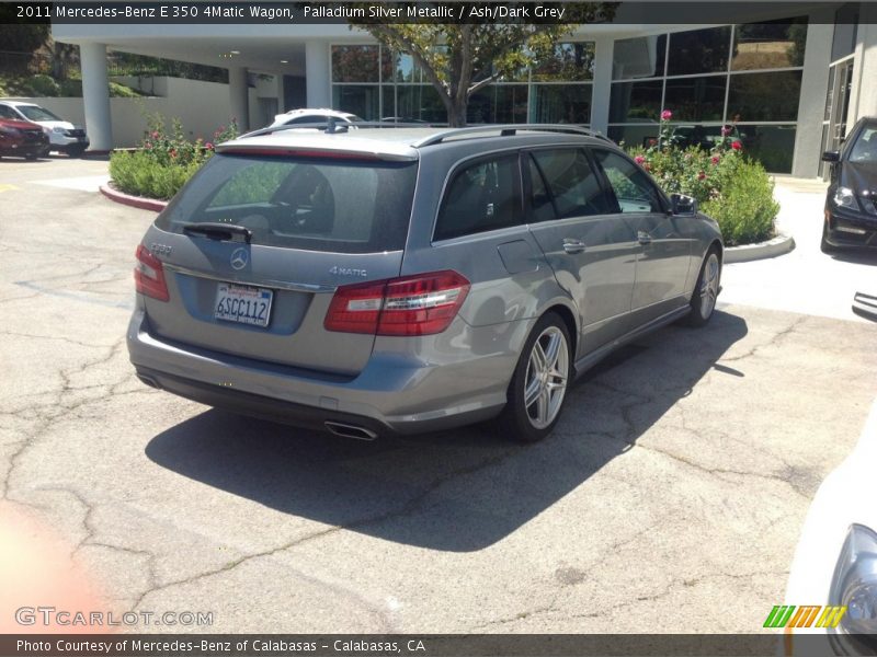 Palladium Silver Metallic / Ash/Dark Grey 2011 Mercedes-Benz E 350 4Matic Wagon