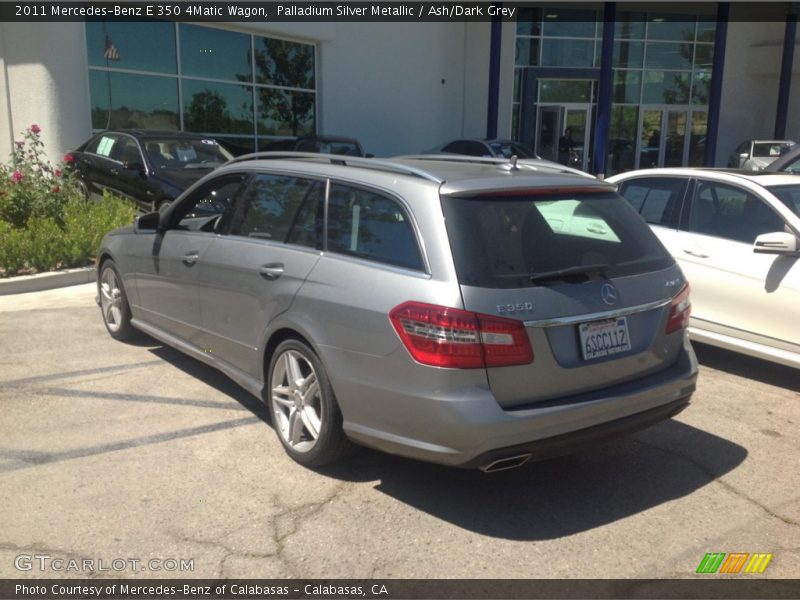 Palladium Silver Metallic / Ash/Dark Grey 2011 Mercedes-Benz E 350 4Matic Wagon