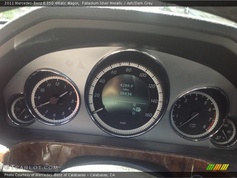 Palladium Silver Metallic / Ash/Dark Grey 2011 Mercedes-Benz E 350 4Matic Wagon