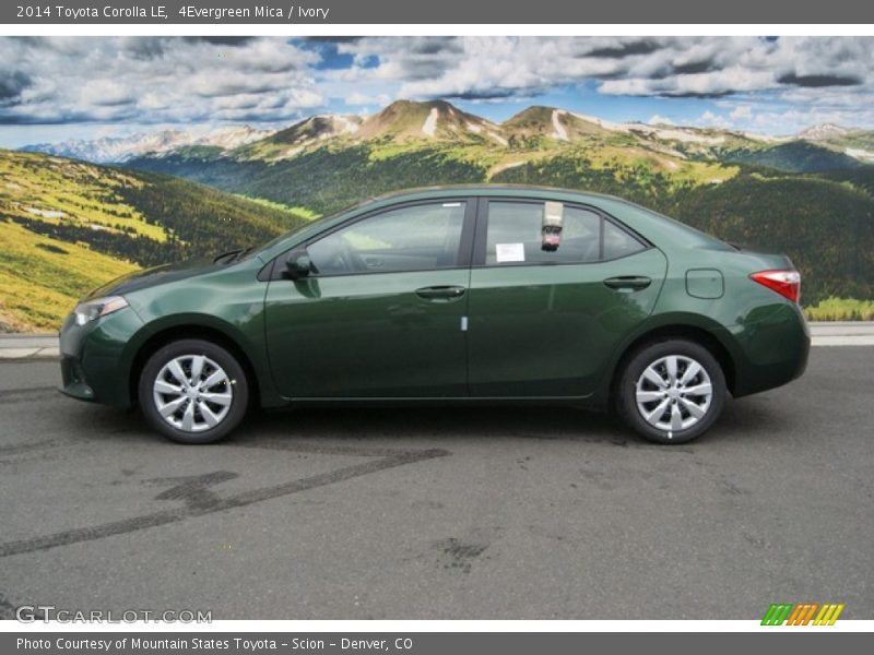  2014 Corolla LE 4Evergreen Mica